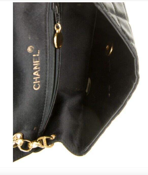 Chanel Vintage Classic Satin Mini Square Flap Bag | eBay Chanel Vintage Classic Satin Mini Square Flap Bag | eBay