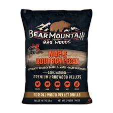 Premium BBQ Woods Maple Bourbon Pecan BBQ Wood Pellets, 20 lbs, 1 Bag