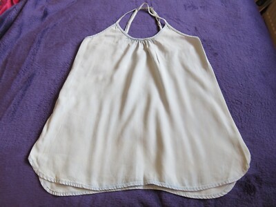 GAP EASY GOING HELL JEANSBLAU TRÄGER LYOCELL CAMIOLE SWING TOP UK 6   8 XS