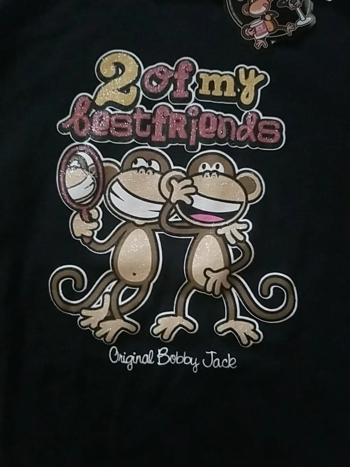 Bobby Jack Long sleeve Girls Shirt Black White Red Size L ( Kids ) - Image 4 of 4