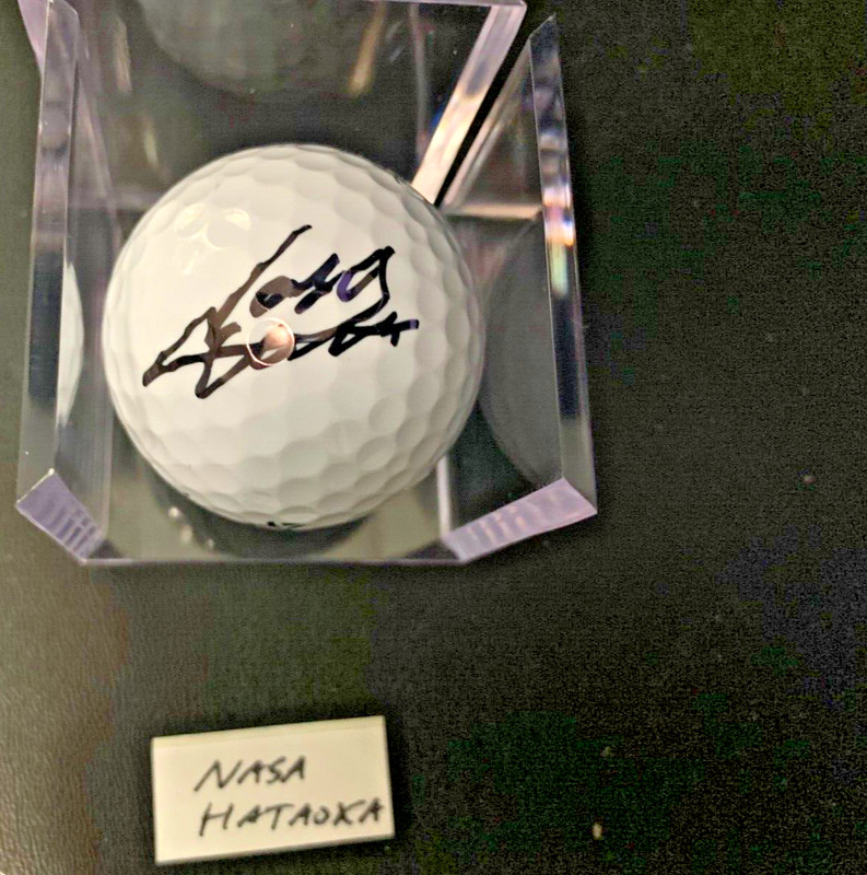 Nasa Hataoka LPGA signed autographed golf ball Superstar TaylorMade Japan b