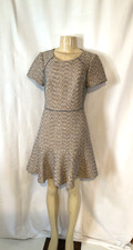 J. Crew  Sparkly luxury Blue Gray Tweed Dress Size 6