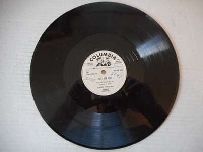 F89 Tommy Warren PROMO Columbia 21083 That's For Sure / Roses For Your Weddi  N-