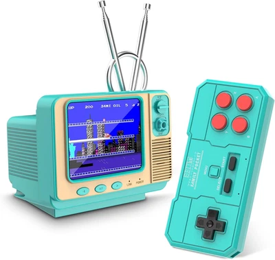 EASEGMER Retro Handheld Game Console - GV300S 42 JALECO+168 Classic Games Mini TV Style w