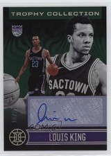2020-21 Illusions Trophy Collection Signatures Emerald 10/25 Louis King Auto 1m8