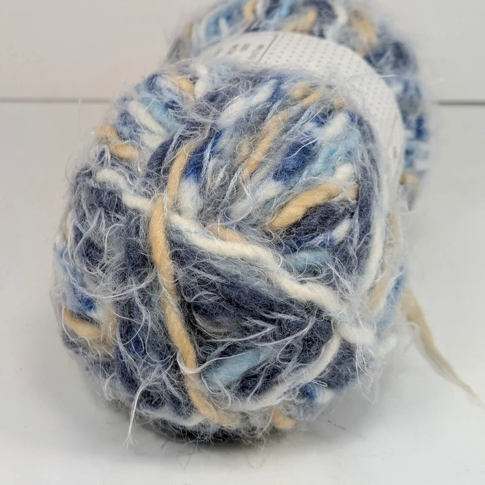 Hilo de pelo de ángel artesanal Buttercream Luxe AZUL TOPO BCAS-04 lote 4228 (1) 5wt 3,5 oz Foto 2 de 4