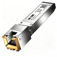 10G SFP to RJ45 Transceiver, 10GBase-T Copper Ethernet Adapter, Up to 30m Ov...
