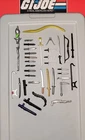 GI Joe Cobra Weapons Accessories Lot Original Hasbro Swords Knives Ect. Lot A
