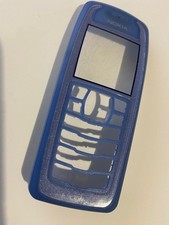 Nokia 3100 Front Housing Cover with Screen Glass Blue Original Fair Condition