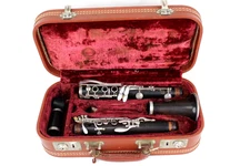 Vintage Noblet Leblanc France Wood Clarinet #A35608 in Case * No Mouthpiece