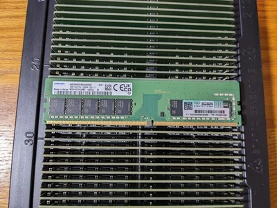 Samsung 16gb PC4-3200AA 1Rx8 DDR4 ECC UDIMM Unbuffered Memory M391A2G43BB2-CWE - Image 1 of 4