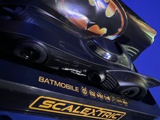 Scalextric '89 NEW Batmobile Working Front/Rear Lights 1:32 Scale Slot Car C4492