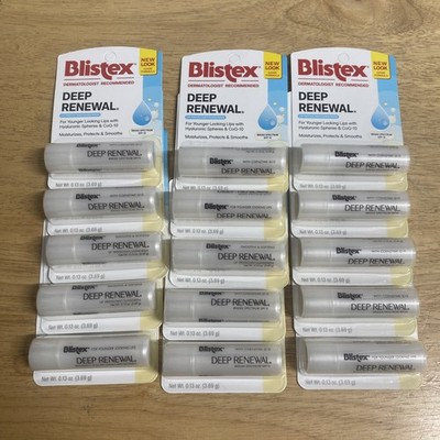 15 Pack - Blistex Deep Renewal: Advanced Anti-Aging Lip Care Lot