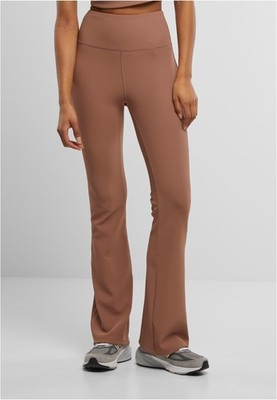 Damen Flared Leggings Rib | Urban Classics Yoga | TB7801