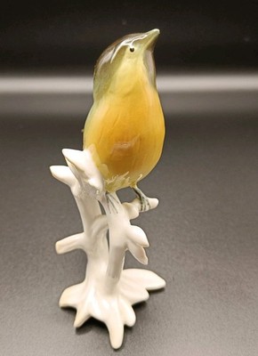 Karl Ens Volkstedt Porzellanfigur Vogel Gartenammer 14,5 cm hoch Top Zustand