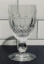1 Waterford Colleen Crystal Claret Wine Glass Short Stem – 4 3/4" Tall