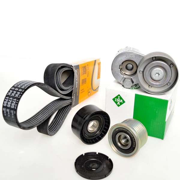 Contitech 6PK1795 Keilrippenriemen-Satz + Freilauf FüR Opel Mitsubishi Renault-image
