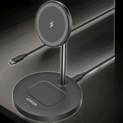 Anker MagGo 2in1 Wireless Charger Stand 15W MagSafe kompatibel iPhone AirPods