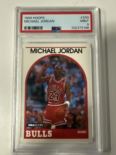 1989 Hoops Michael Jordan #200 PSA 9 Chicago Bulls Basketball Card NBA 🔥