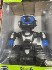 Vivitar Interactive Action Robot STEAM Learning Black/Blue Open Box