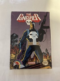 The Punisher (Nintendo NES, 1991) Box And Cart