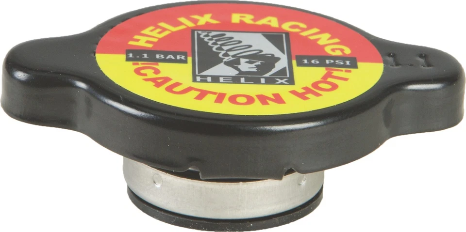 Helix Black Radiator Cap 1.1 bar / 16 psi 212-1112 Fits Most Japanese MX & ATV - Image 2 of 3