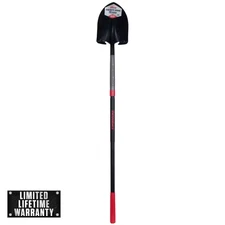 Poweredge 48 In. Fiberglass Handle Super Socket Digging Shovel