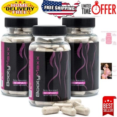 Booty Maxx Supplements for Curves - 60 Capsules of  Natural Ingredients