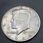 1964 Kennedy Half Dollar 90% Silver Circulated Coin Philadelphia No Mint Mark