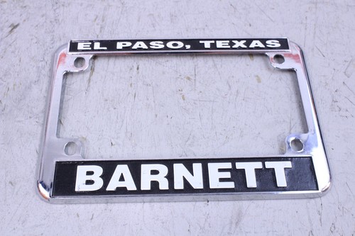 Barnett Harley-Davidson Motorcycle Dealer License Plate Frame El Paso Texas TX