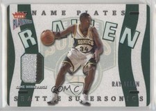 2002-03 Fleer Platinum Nameplates Patch 318/400 Ray Allen #N-RA Patch HOF 7y2