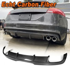 Für Audi TTS TT 2008-2014 Carbon Heckdiffusor Heckstoßstange Diffusor Heckansatz