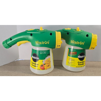 #ad Miracle Gro Garden Feeder With Shower Trigger Nozzle Attachment Lot Of 2 $26.95