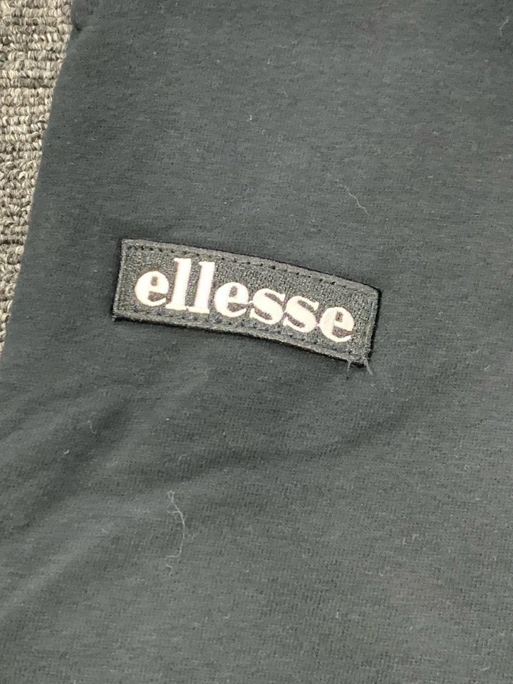 Pantalones Cortos Ellesse Polar Para Hombre Talla 30 Negro Cordón Cintura Bolsillos Gimnasio Foto 3 de 4