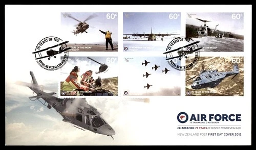 Mayfairstamps New Zealand FDC 2012 75 years of the air force First Day Cover aax