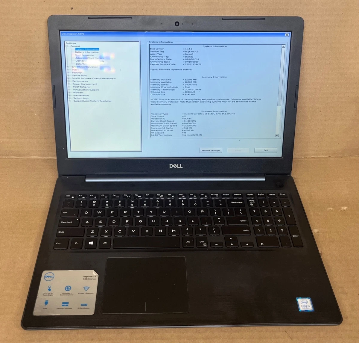 Dell Intel Core i3 8th Gen. PC Laptops & Netbooks for sale - eBay