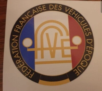 Autocollant FFVE fédération française des véhicules d'époque