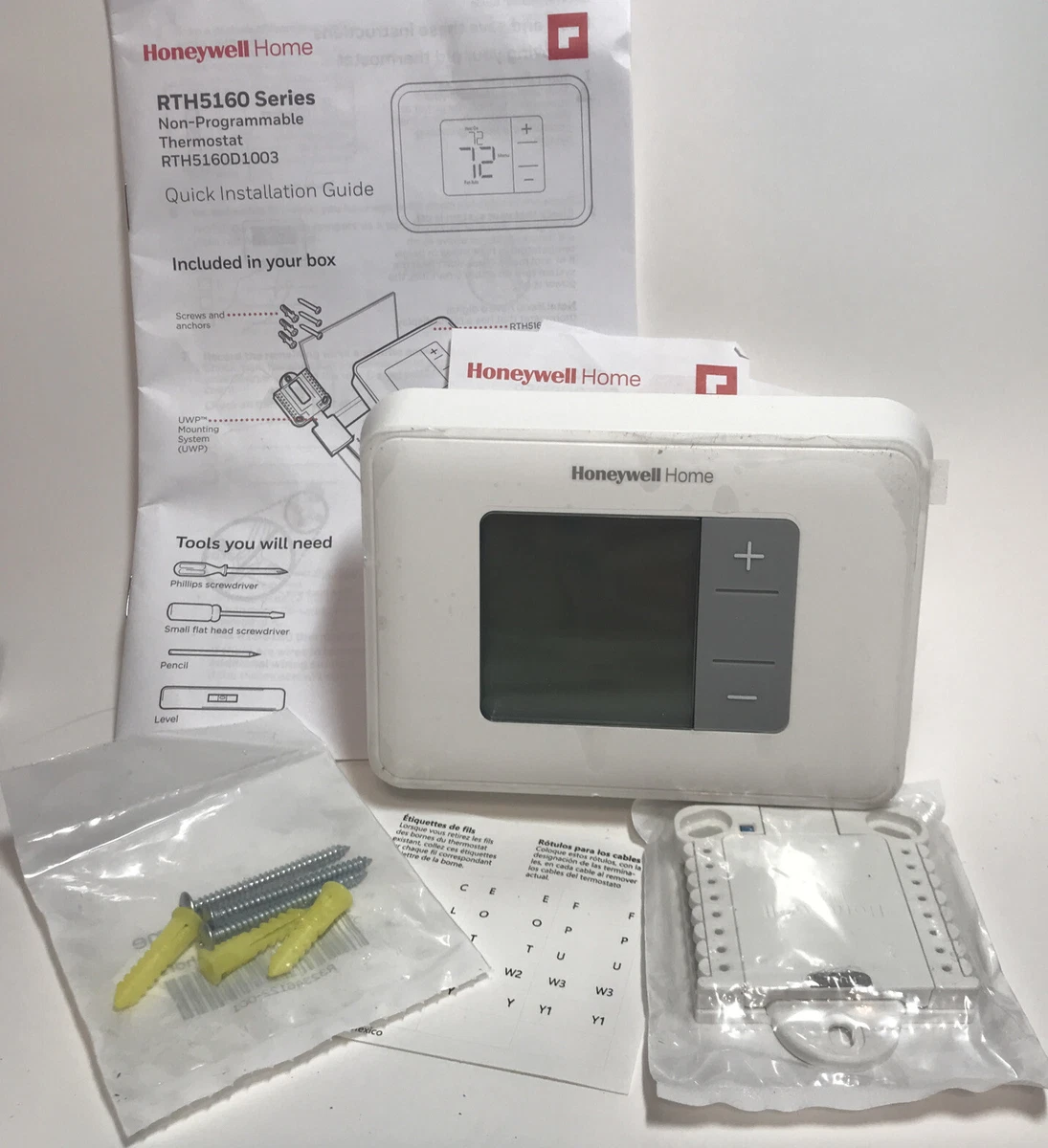Honeywell Home RTH5160D1003 Non-programmable Thermostat, White | eBay