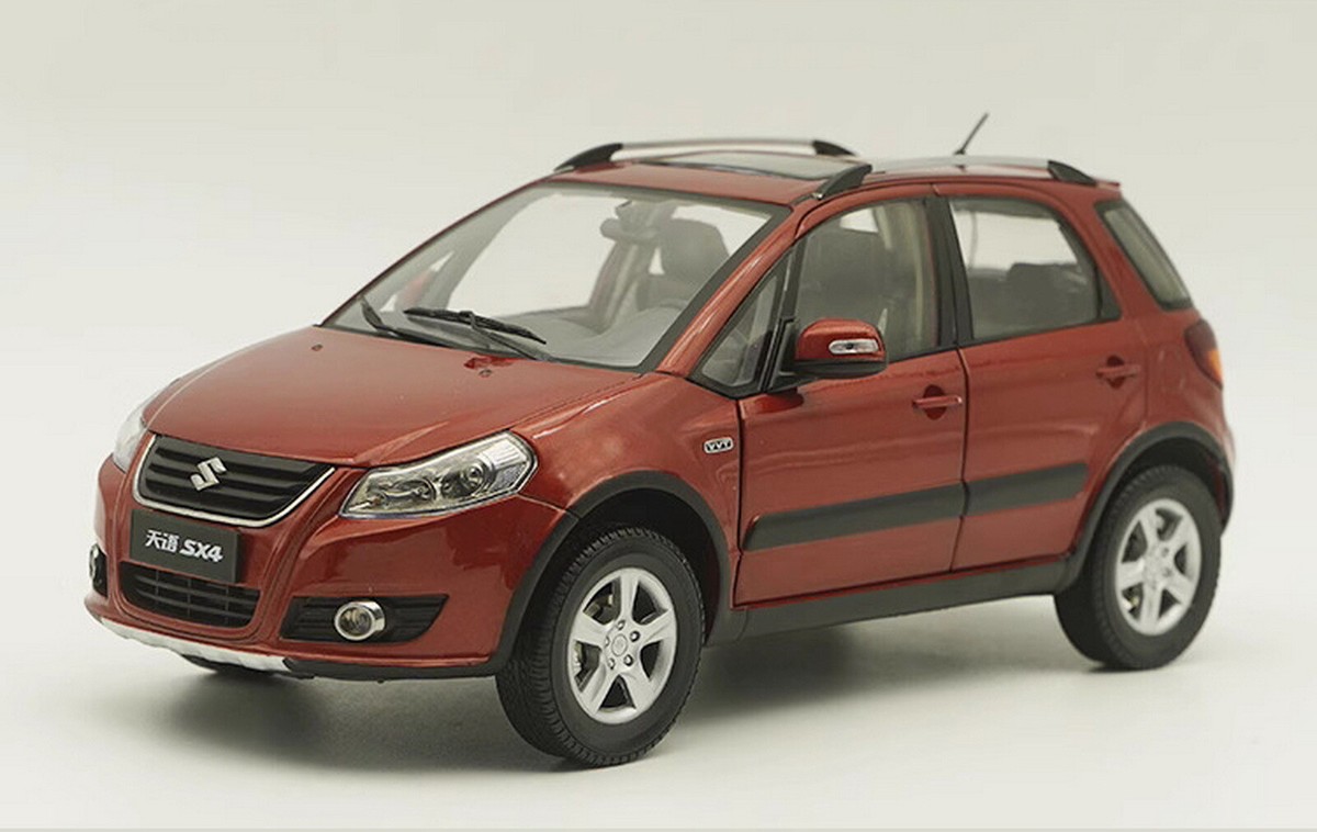 1/18 Scale Suzuki SX4 Red Diecast Car Model Toy Collection Gift | eBay