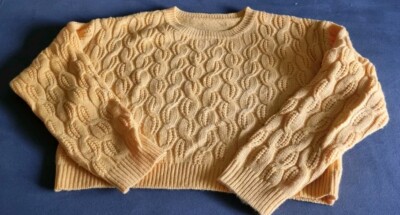 Cider Pullover Gr. M Orange/Gelb Strickpulli Strickpullover