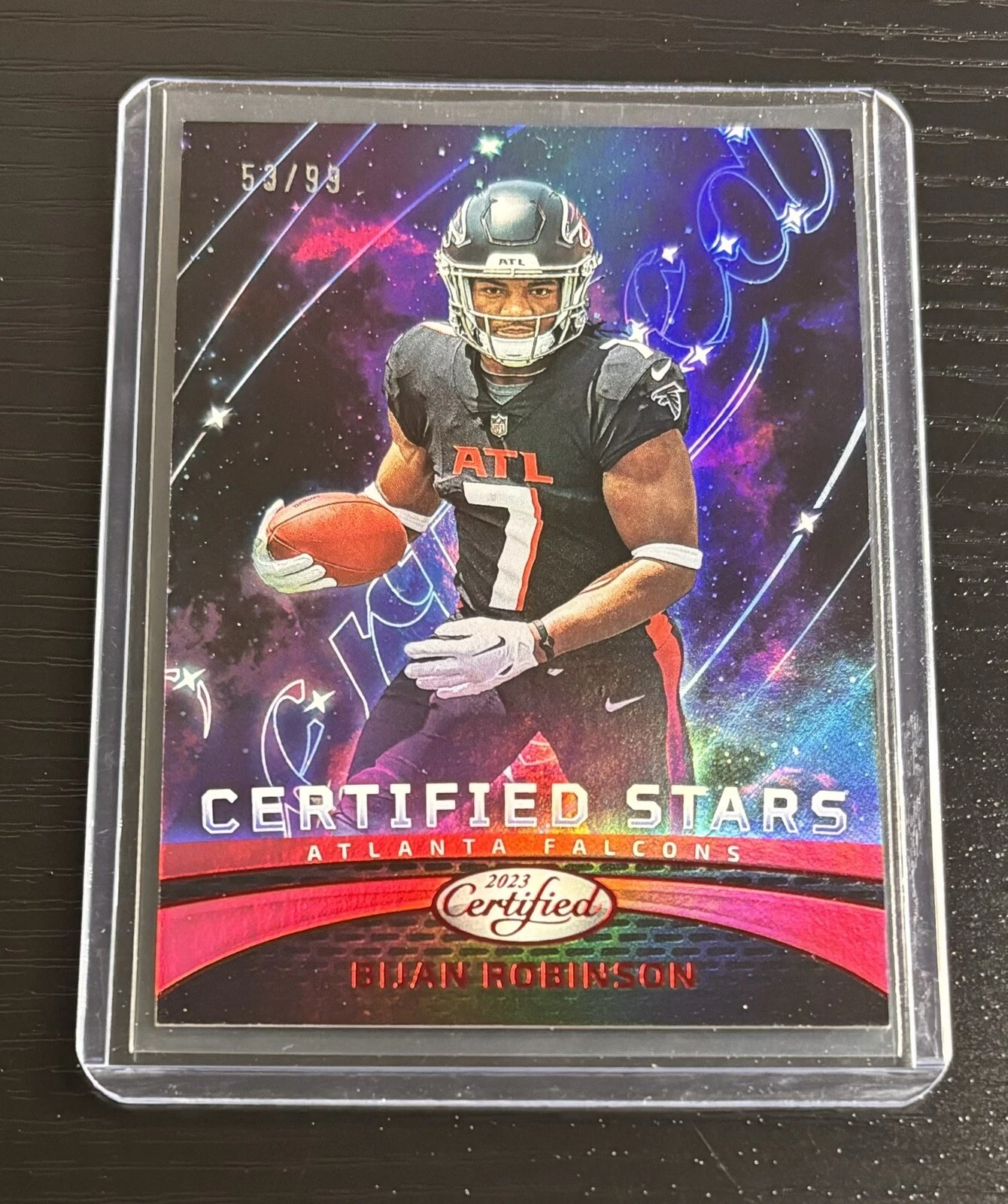 Bijan Robinson Panini Certified Certified Stars #CS17 Mirror Red
