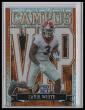 2022 Pro Set Draft Zamir White Metal Campus VIP Mojo Silver #PSP-ZW1