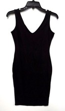 Popular 21 Knit Bodycon Dress Womens Size Small Black New Without Tags