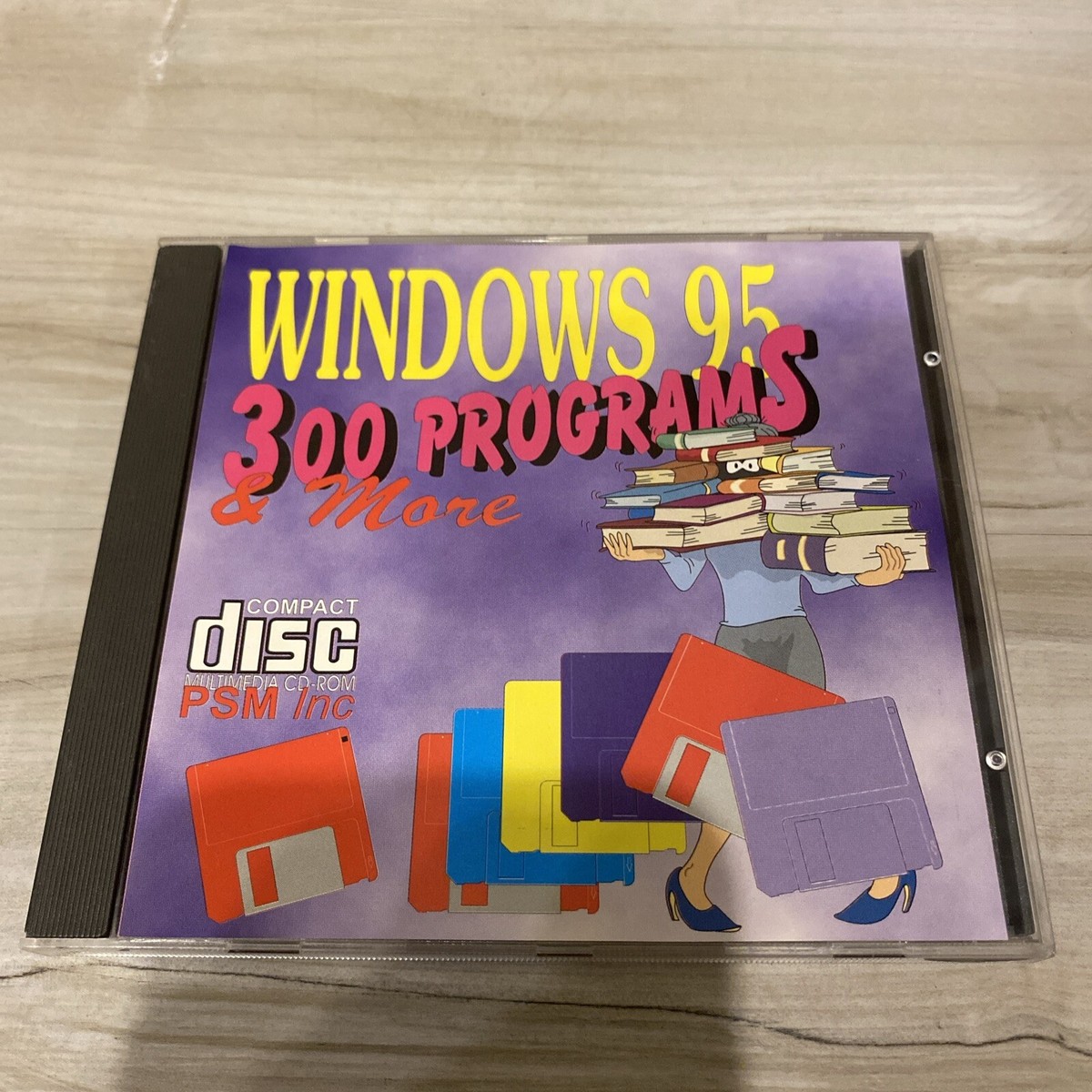 RARE WINDOWS 95 - 300 PROGRAMS CD- ROM Near Mint Collectible | eBay