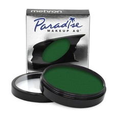 Mehron Paradise DARK GREEN 1.4 oz Full Size -Face Paint Water Activated Costume