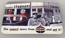 1955 Standard Oil Company Pocket Wallet Calendar Auto Car Gas Service Station