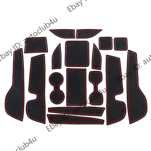 Ftis 2022-24 Mitsubishi Outlander Rubber Non-Slip Gate Slot Cup Mats Accessories - Foto 6 di 19