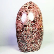 2.13lb Natural Beauty Red Garnet Quartz Crystal  Freeform Reiki Upstand Specimen