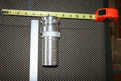 E-200-X  2'' Aluminum Male Camlock X Barbed Hose Shank Fitting  Coupling New