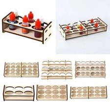 Wooden Painting Ink Bottles Rack Stand Spraying Paints Tools Bottle